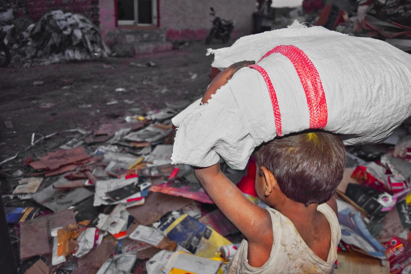 印度童工問題嚴重。(示意圖)   圖：翻攝自PIXABAY