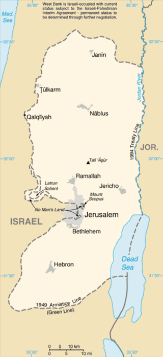 納坦雅胡準備併吞約旦河西岸   圖：Wikimedia Commons提供　Public Domain