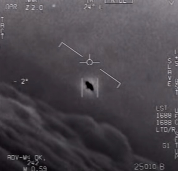 美五角大廈所公佈的UFO影片。   圖:擷取自YouTube