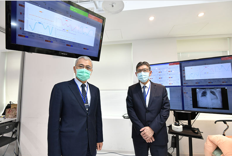 工研院與台北醫學大學附設醫院合作開發「零接觸式防疫科技平台」，將有效降低醫護人員的負荷與染病風險。   圖：擷取自工研院官網