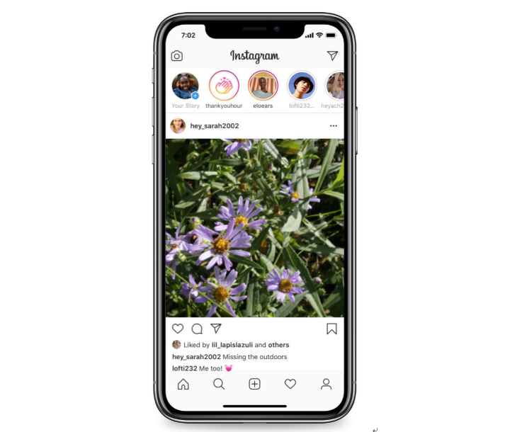 Instagram向美國專利局遞交新專利申請，未來可能開放用戶在貼文中加入超連結。   圖：擷取自Instagram官網
