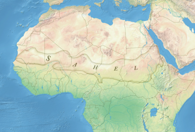 非洲北部的薩赫爾地區各種宗教與民族衝突不斷，各股聖戰組織紛紛在此擴張勢力   圖：Munion提供　CC BY-SA 3.0 