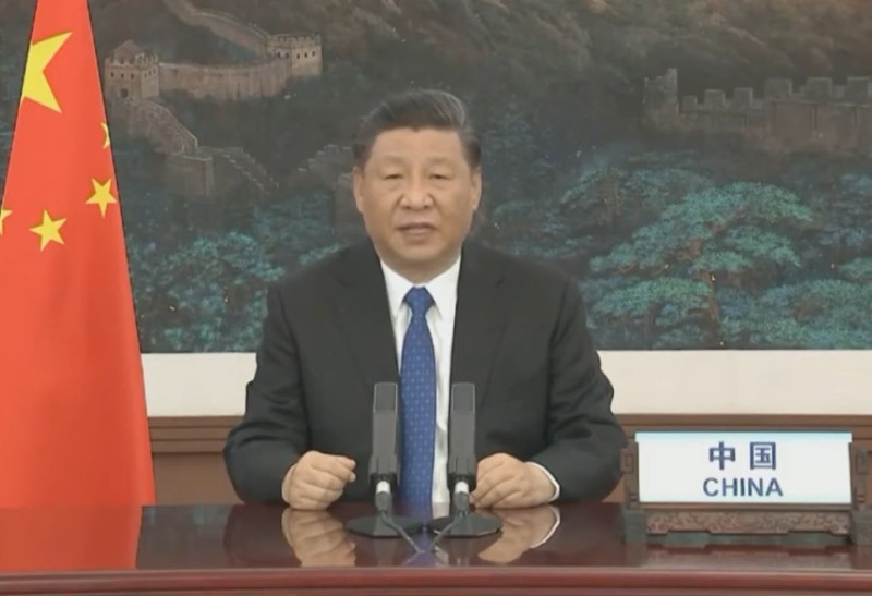 世衛秘書長譚德塞還邀請中國國家主席習近平為WHA開幕致辭，並透過YouTube頻道直播。   圖：翻攝New China TV YouTube