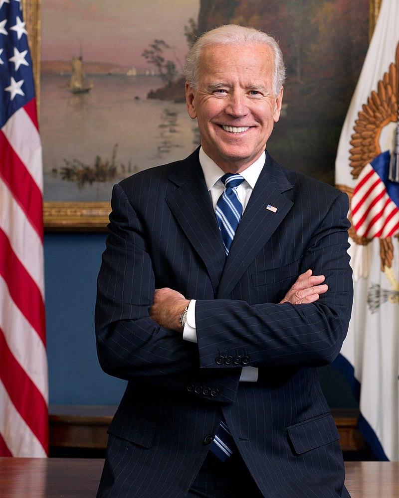 民主黨總統候選人拜登 (Joe Biden)。   圖：David Lienemann 拍攝　版權：Public Domain