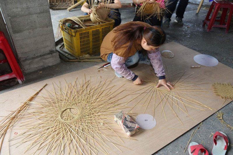 天赦手編竹藝是嘉義縣非常重要的文化資產，也是溪口鄉特有的傳統工藝。   圖：嘉義縣政府/提供