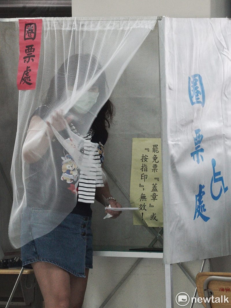 投票情況尚稱平和順利。&nbsp;&nbsp;&nbsp;圖：張良一/攝