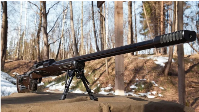 俄羅斯武器研發公司Lobaev Arms透露，羅斯正打造獨一無二的DXL-5狙擊步槍，它最遠能夠擊中7千米以外的目標。   圖 : 翻攝自環球網