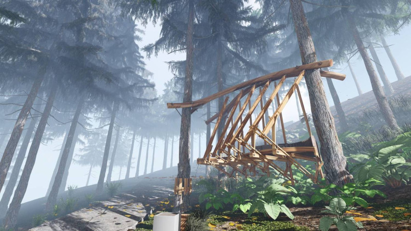新的木構建築「繫森」和「懸森」預計6月底正式亮相。   圖：翻攝自林務局臉書