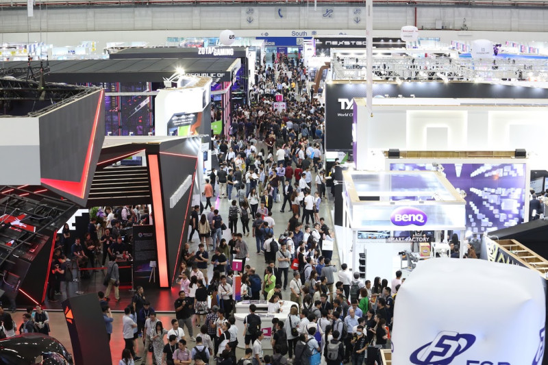 國內科技產業年度盛會「台北國際電腦展」（Computex2020）今年受疫情影響取消。圖為去年台北國際電腦展盛況。    圖：取自活動官網