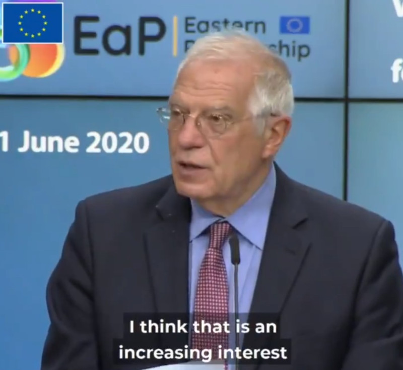 歐盟外交政策高級代表波瑞爾（Josep Borrell）   圖:擷取自twitter