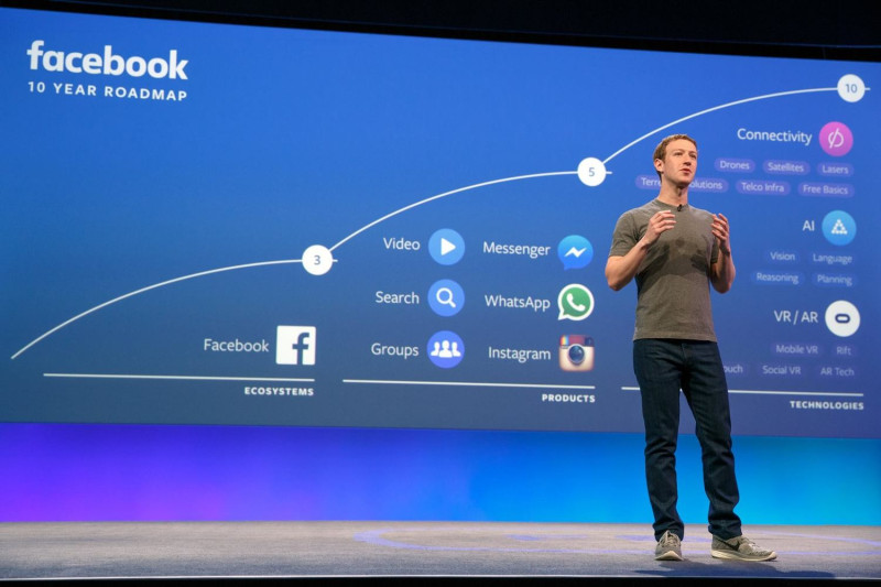 臉書為了評估社交媒體對美國大選的影響力，決定進行一項研究，圖為臉書創辦人祖克柏。   圖：取自Mark Zuckerberg臉書