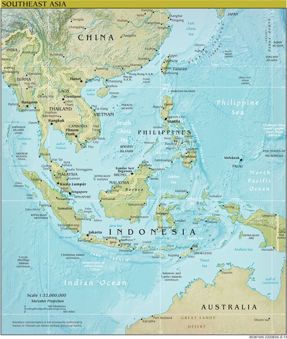 美國防部長官方臉書po出一張東南亞地圖，除了表示將繼續強化與夥伴關係外，特別強調要捍衛民主台灣。   圖：翻攝自U.S. Secretary of Defense臉書