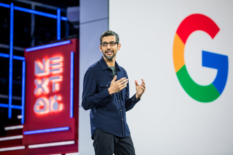 Google宣布，未來五到七年內將在印度投資約100億美元，圖為Google執行長皮查。   圖：取自Sundar Pichai推特