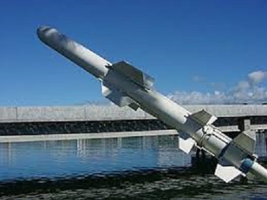 美國魚叉飛彈。   圖 : 翻攝自維基百科