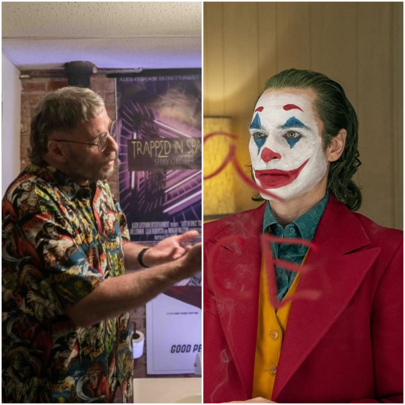 約翰屈伏塔在近期上映的電影《頭號粉絲》中飾演一位恐怖片影癡，否定與瓦昆菲尼克斯飾演的小丑做比較。   圖 : 天馬行空提供、翻攝自IMDb網路電影資料庫