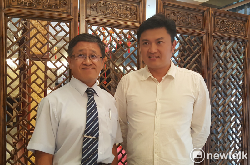 台北畜產公司董事長葉文忠（左）、台北畜產公司總經理姚量議（右）。   圖：新頭殼資料照