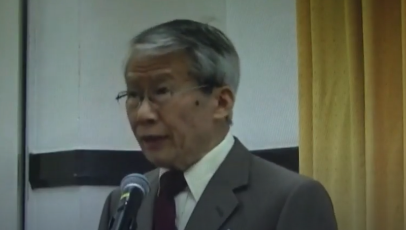 滋賀醫科大學名譽教授西山勝夫。   圖：翻攝自youtube