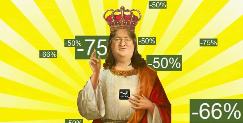 一年一度的Steam夏季特賣又來了，G胖正在呼喚你的錢包。   圖：翻攝自網路