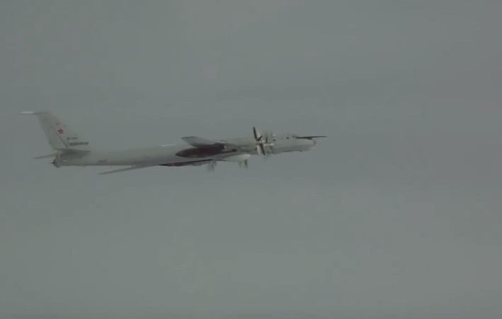 美國戰機本月第4度在阿拉斯加附近攔截俄羅斯飛機。   圖/翻攝自North American Aerospace Defense Command