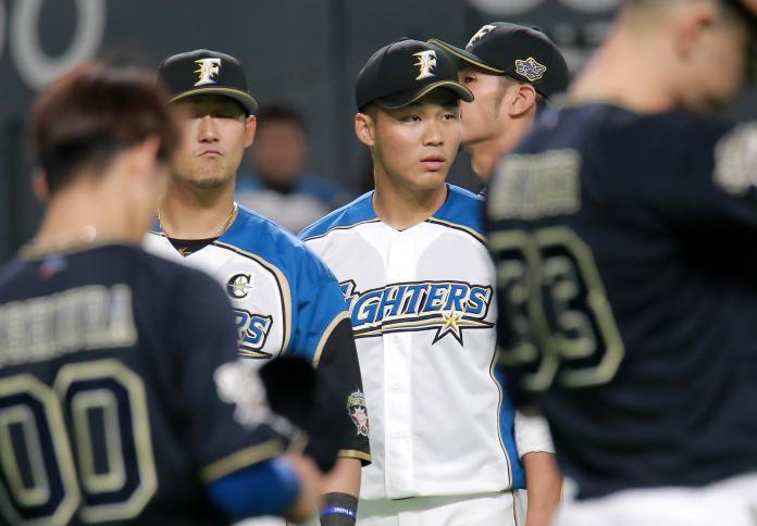 日本火腿鬥士隊外野手王柏融。   圖／記者葉政勳攝 , 2019.03.30