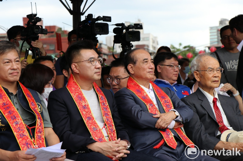 前立法院長王金平與國民黨主席江啟臣。   圖：謝孟華/攝（資料照）