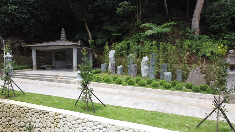 終南亭以終南山意象營造日式庭院造景。   圖：台北市大地處／提供