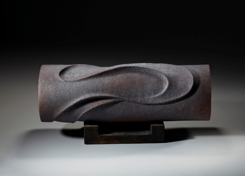 《之便之翼（二）》造形靈感來自一顆臺灣三角楓的種子，象徵人類孕育生命，充滿希望、能量。    圖：鶯歌陶瓷博物館提供