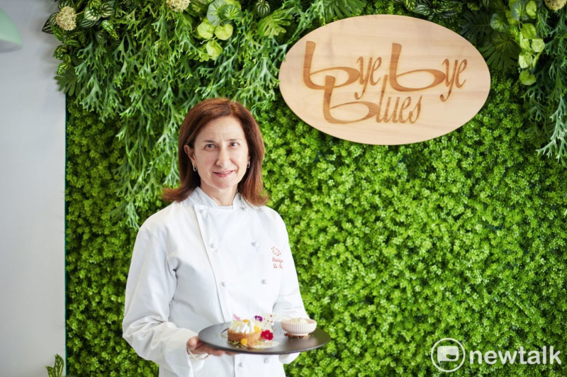 「Bye Bye Blues」，是義大利西西里唯一米其林女主廚派翠西亞‧班尼狄托(Patrizia di Benedetto) 2019年來台南開的店。   圖：台南市政府／提供