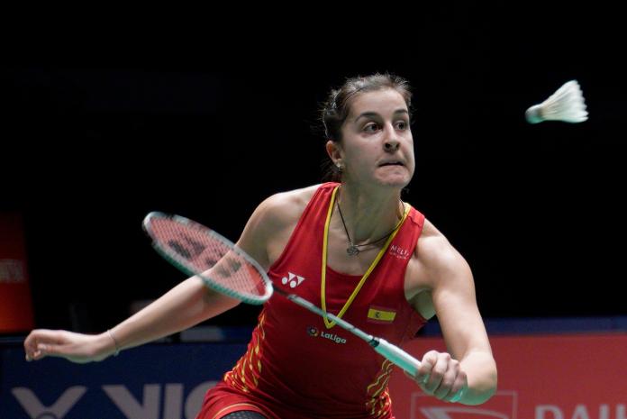 里約奧運金牌西班牙名將馬琳(Carolina Marin)。   圖／美聯社／達志影像