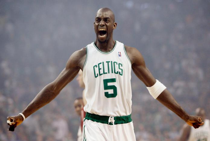 塞爾提克傳奇球星「KG」Kevin Garnett。   圖／美聯社／達志影像