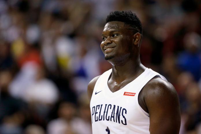 鵜鶘選秀狀元Zion Williamson。   圖／美聯社／達志影像