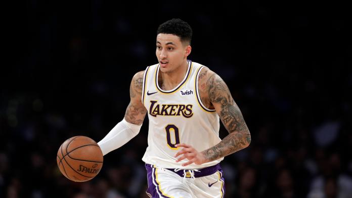 湖人新星Kyle Kuzma。   圖／美聯社／達志影像