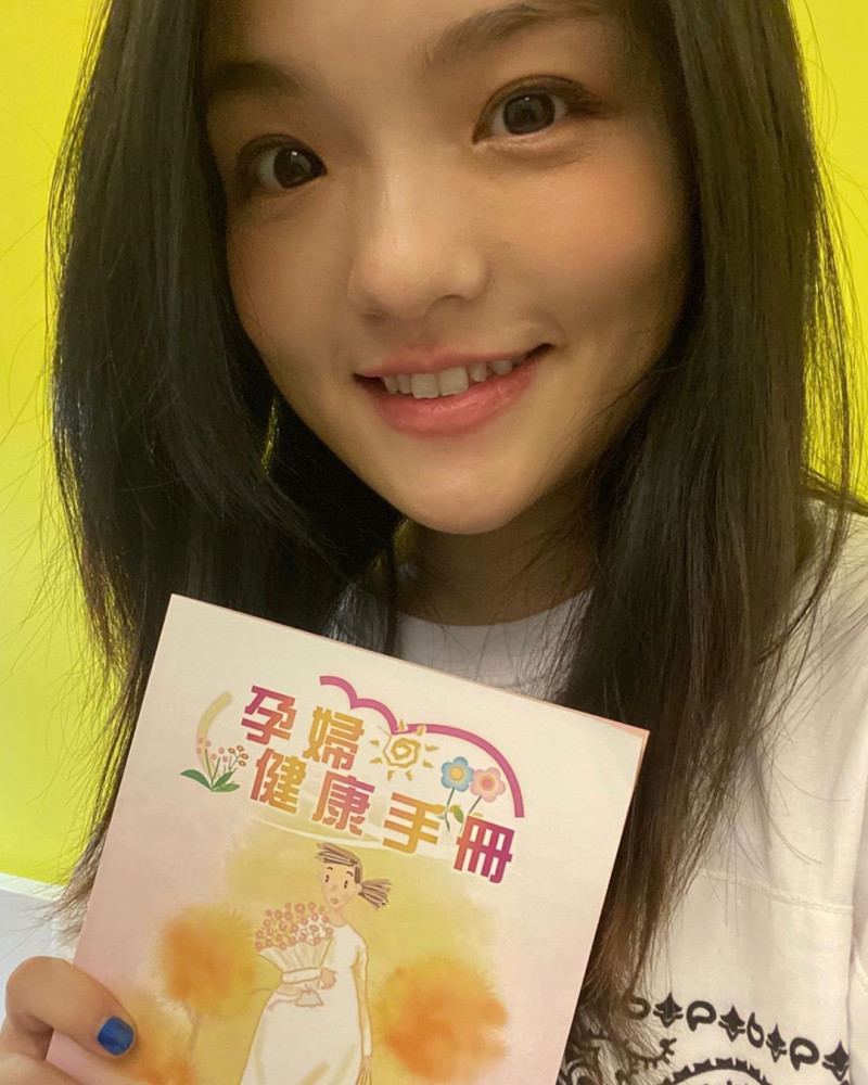 歌手徐佳瑩喜曬媽媽手冊，宣布已懷孕5個月   圖：翻攝自徐佳瑩個人IG帳號