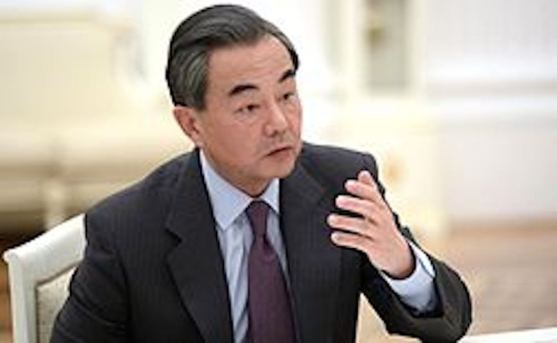 中國外交部長王毅。   圖：翻攝維基百科