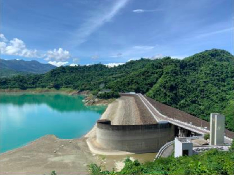 曾文水庫蓄水量偏低只有25.75%，民眾擔心會缺水，水利署則表示，颱風帶來的雨水豐沛，預計到9月底供水都沒有問題。   圖：台南市水利局/提供