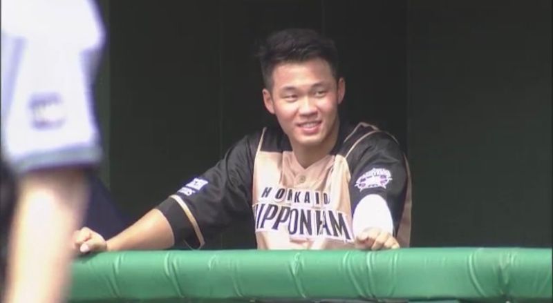 日職火腿隊王柏融。   圖／取自GAORA Sports