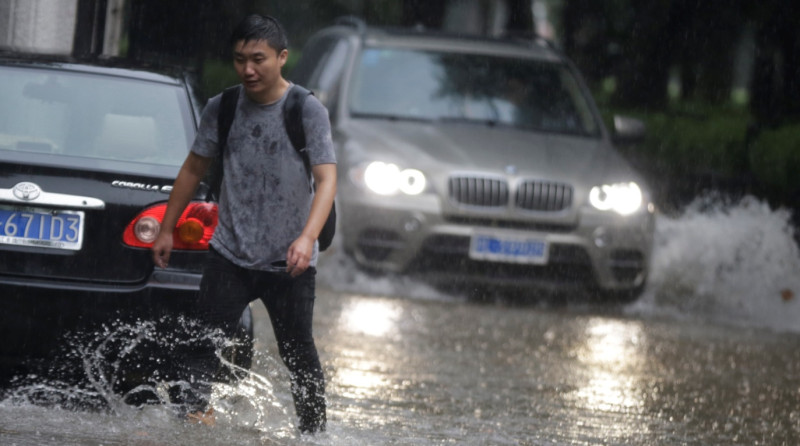 迅期造成中國至少5千萬人受災   圖:AP IMAGES