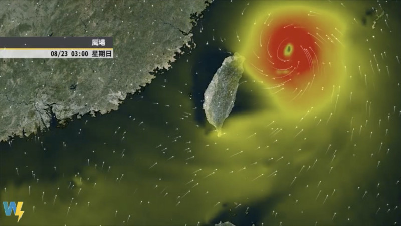 氣象專家彭啟明表示若颱風在週日形成，西南季風將持續影響下週天氣。   圖：翻攝自天氣風險 WeatherRisk臉書粉絲專頁