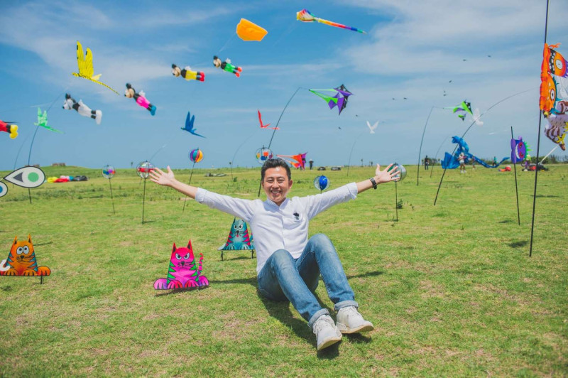新竹風箏節於8/29、30登場，由百位風箏好手帶來精彩飛行表演。   圖：新竹市漁業科／提供