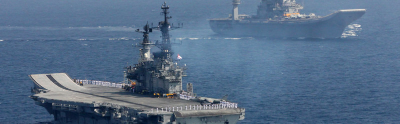 印度海軍表示，安達曼-尼科巴群島的防禦擁有2支前線艦隊，分別控制阿拉伯海和孟加拉灣的行動。   圖：翻攝自印度海軍官網