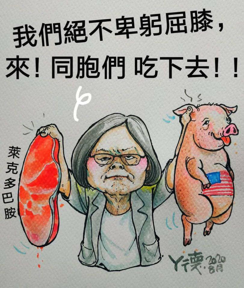 漫畫家嘲諷蔡英文   圖:擷取自臉書