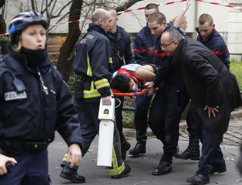 2015年1月，法國連續發生3起恐怖攻擊事件，其中《查理周刊》遭到恐攻，造成12人死亡，最震驚國際。   圖：達志影像/路透社資料照片