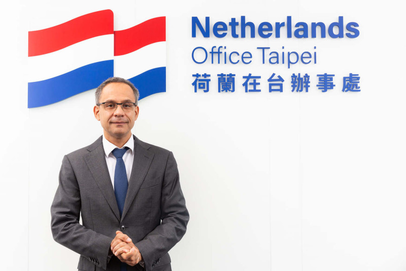 新任荷蘭駐台代表譚敬南。   圖：翻攝自 荷蘭在台辦事處 臉書