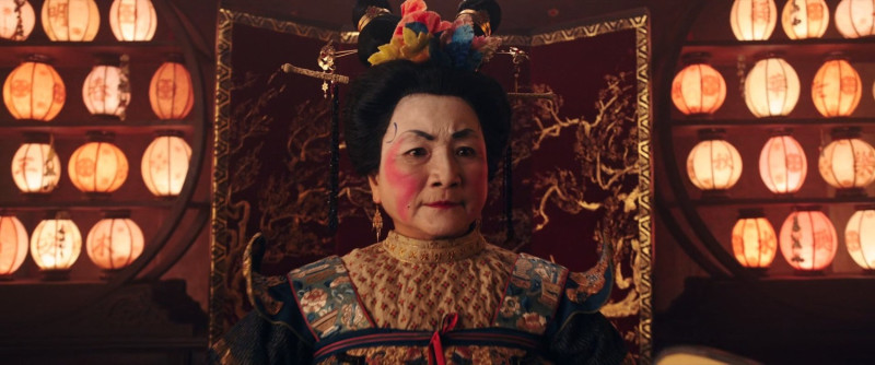 中國網友PO出多張《花木蘭》劇照，表示這妝容真是絕了。   圖：翻攝微博