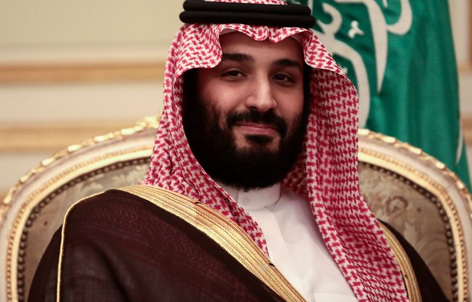 王儲穆罕默德．沙爾曼被指為哈紹吉案幕後指使者，沙烏地駁斥不實。   圖：翻攝自薩勒曼推特