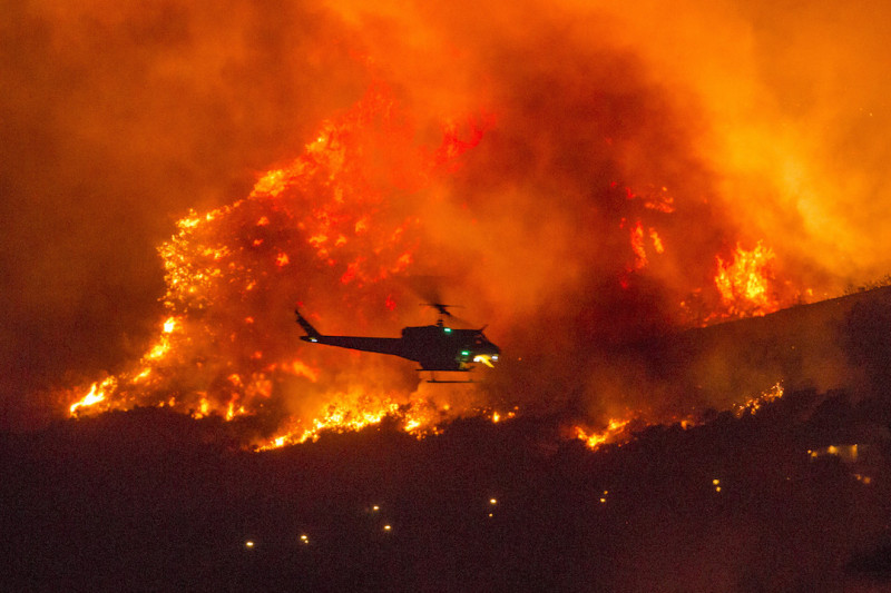 美西野火從8月延燒至今尚未有停歇的跡象。   圖 : 達志影像/美聯社