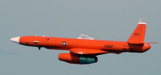「MQM-107E」是美國比奇公司上世紀70年代研發的渦輪噴氣式無人靶機。   圖 : 翻攝自環球網