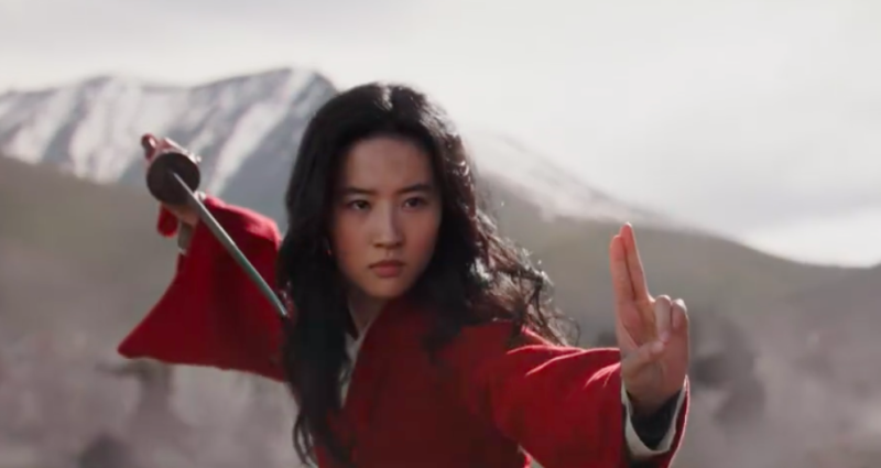 《花木蘭》在中國上映引發大量負評。   圖：擷取自迪士尼電影微博