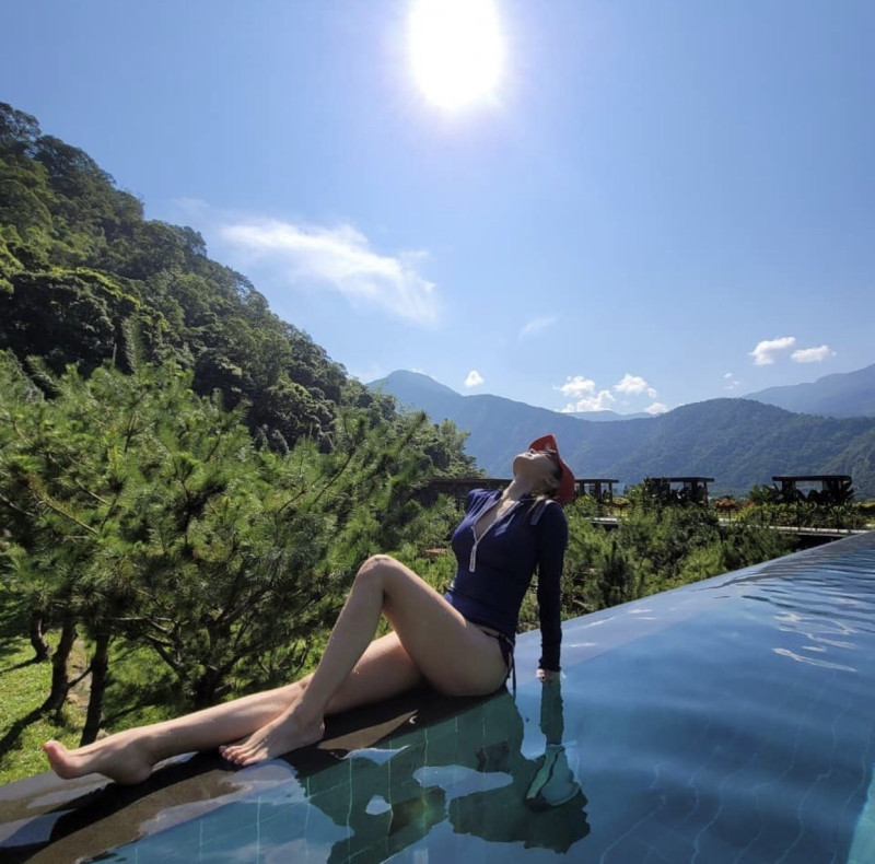 蔡依林今天40歲生日，她與家人到南投景點度假慶祝。   圖：翻攝Instagram