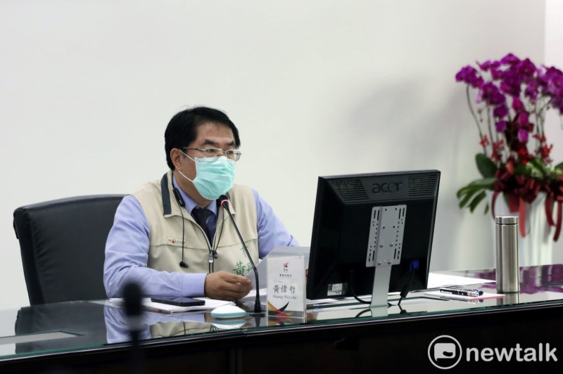 台南市長黃偉哲在市政會議要求農業局及衛生局嚴格把關豬、牛肉品管理。   圖：台南市政府提供